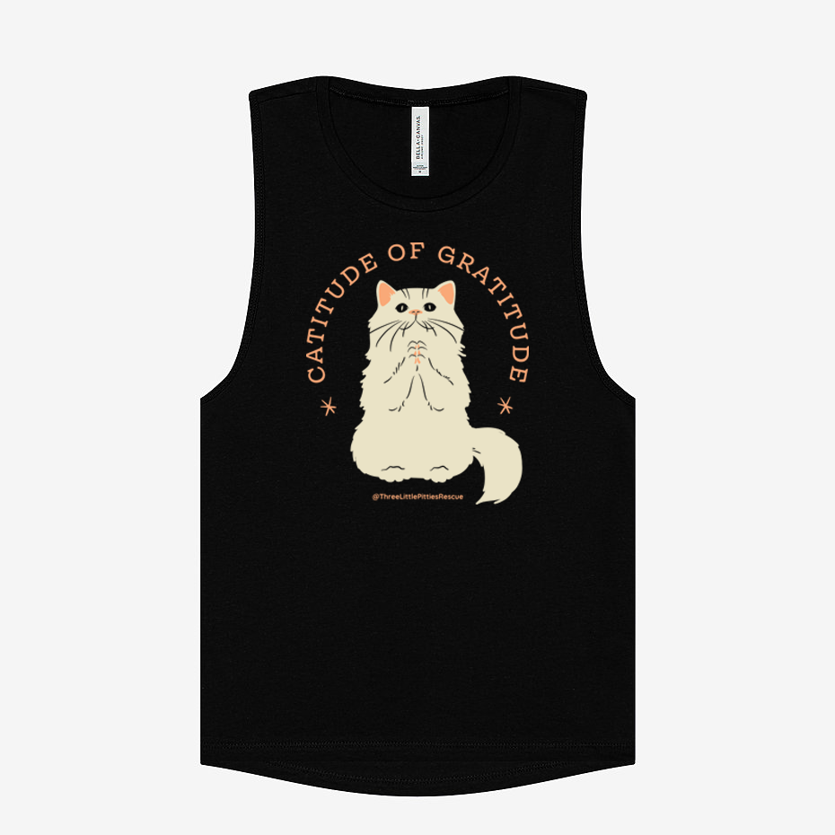 PREORDER "Catitude of Gratitude" Womens Tank