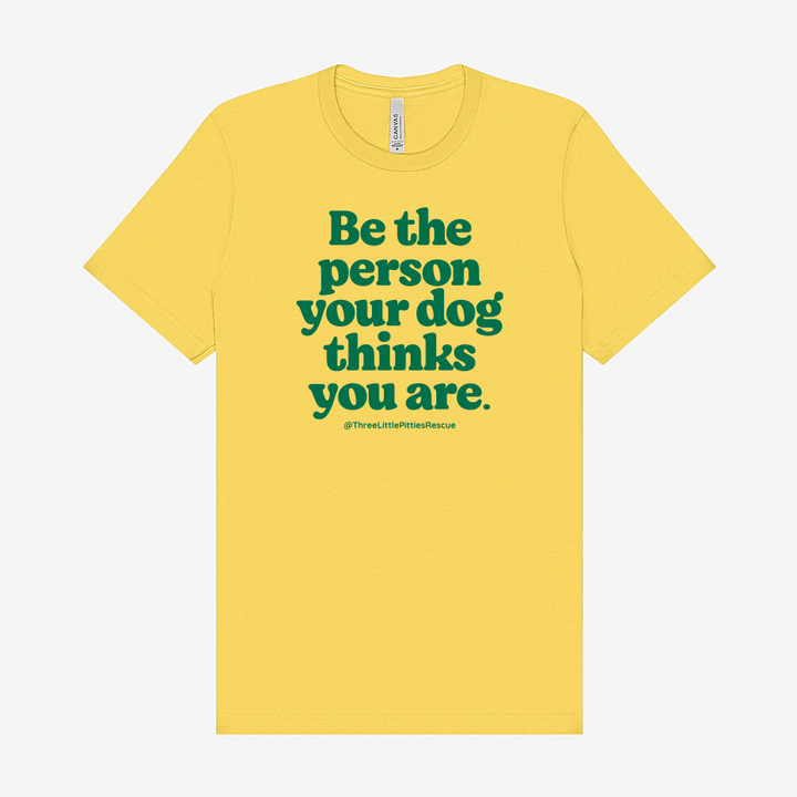 PREORDER "Be the person" Unisex Tee Yellow