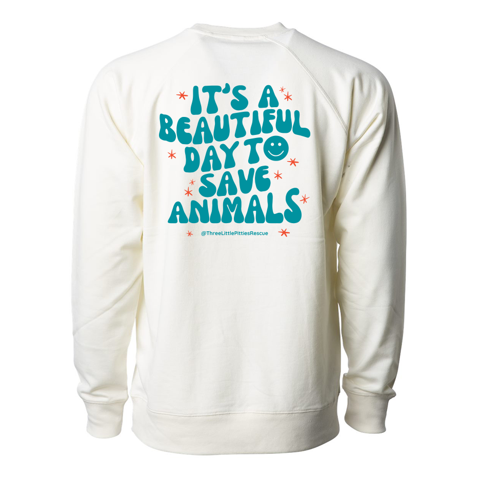 PREORDER "It's a Beautiful Day" Unisex Lightweight Crewneck