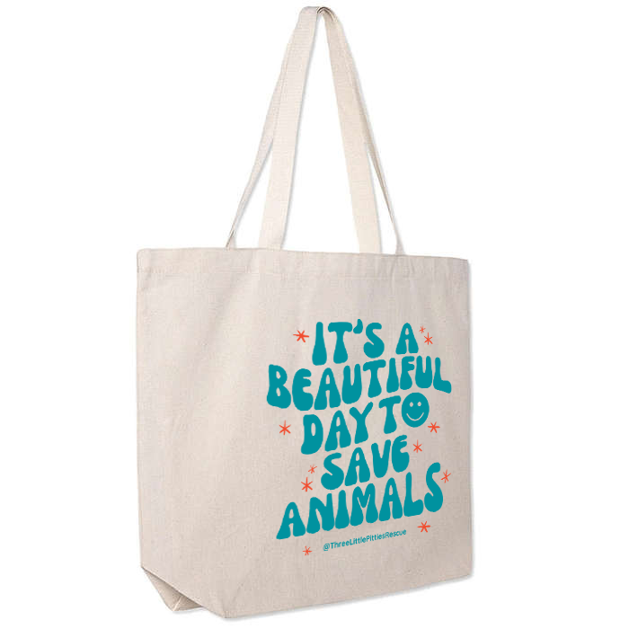 PREORDER "It's a Beautiful Day" Canvas Tote